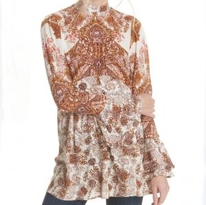 NWT Free People | Lady Luck Print Tunic